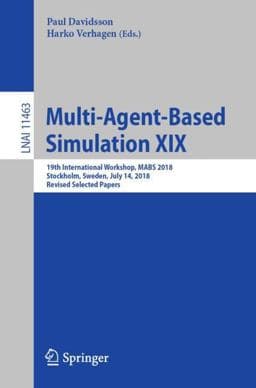 Multi-Agent-Based Simulation XIX 9783030222697