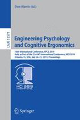 Engineering Psychology and Cognitive Ergonomics 9783030225063