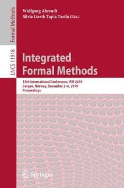 Integrated Formal Methods 9783030349677