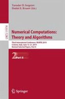 Numerical Computations: Theory and Algorithms 9783030406158