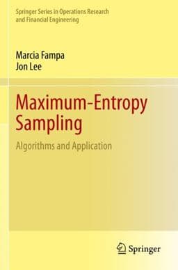 Maximum-Entropy Sampling 9783031130809