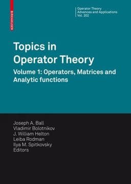 Topics in Operator Theory 9783034601573