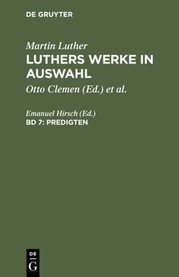 Predigten 9783110552126