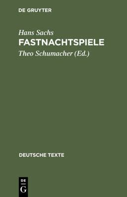 Fastnachtspiele 9783110950670