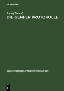 Die Genfer Protokolle 9783111411552