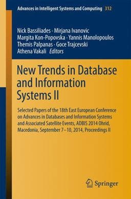New Trends in Database and Information Systems II 9783319105185