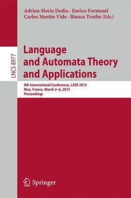 Language and Automata Theory and Applications 9783319155791