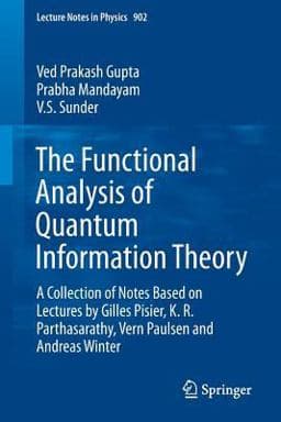 The Functional Analysis of Quantum Information Theory 9783319167176
