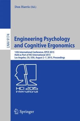 Engineering Psychology and Cognitive Ergonomics 9783319203737
