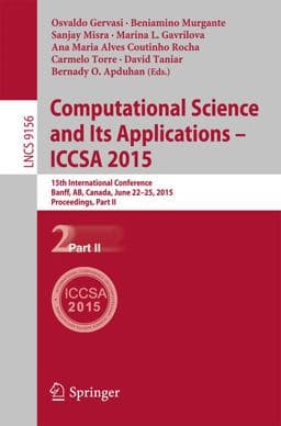 Computational Science and Its Applications -- ICCSA 2015 9783319214078