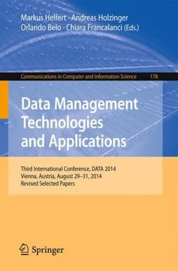 Data Management Technologies and Applications 9783319259352