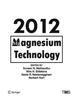 Magnesium Technology 2012 9783319485713