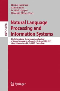 Natural Language Processing and Information Systems 9783319595689