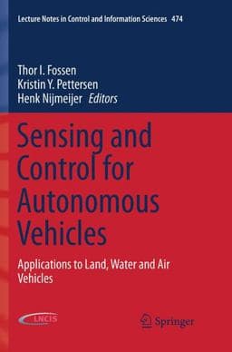 Sensing and Control for Autonomous Vehicles 9783319856421