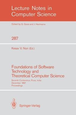 Foundations of Software Technology and Theoretical Computer Science 9783540186250