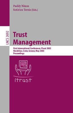 Trust Management 9783540402244
