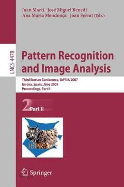 Pattern Recognition and Image Analysis 9783540728481