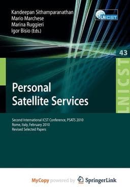 Personal Satellite Services 9783642136191