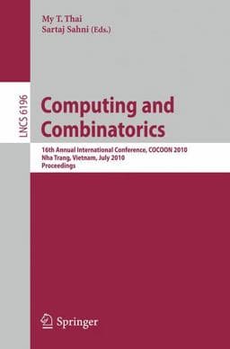 Computing and Combinatorics 9783642140303