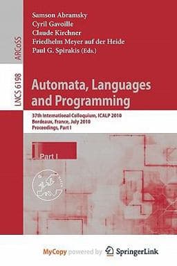 Automata, Languages and Programming 9783642141638