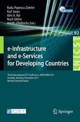 E-Infrastructure and e-Services for Developing Countries 9783642290930