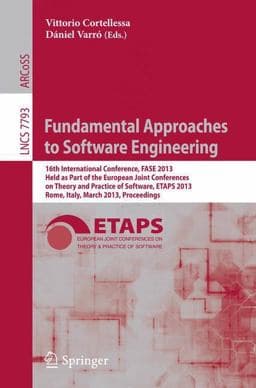 Fundamental Approaches to Software Engineering 9783642370571