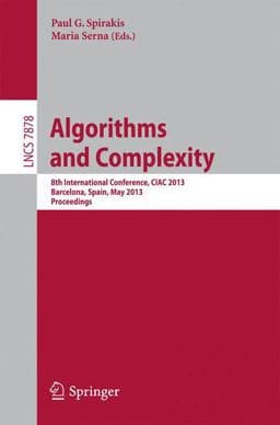 Algorithms and Complexity 9783642382338