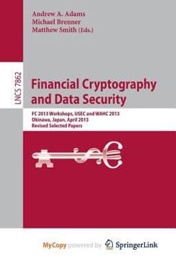Financial Cryptography and Data Security 9783642413216