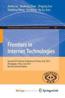 Frontiers in Internet Technologies 9783642539602