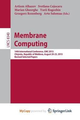 Membrane Computing 9783642542404