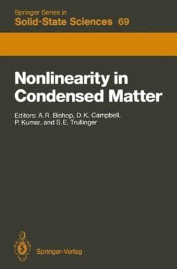 Nonlinearity in Condensed Matter 9783642830334
