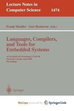 Languages, Compilers, and Tools for Embedded Systems 9783662169964