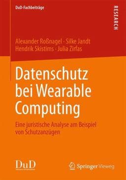 Datenschutz Bei Wearable Computing 9783834825551
