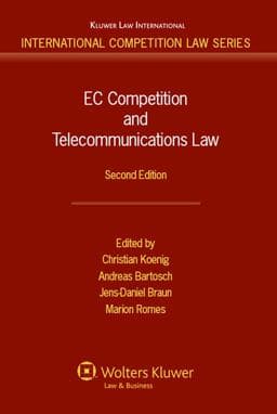 Ec Competition and Telecommunications Law 9789041125644