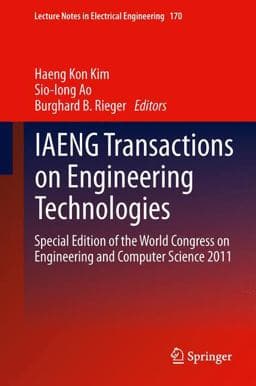 IAENG Transactions on Engineering Technologies 9789400799257