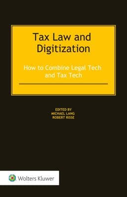 Tax Law and Digitization 9789403543147
