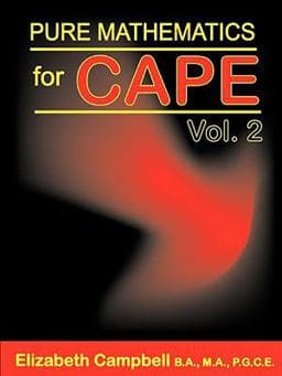 Pure Mathematics for Cape 9789768202604