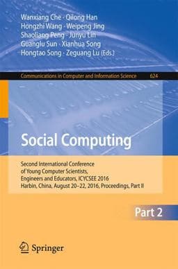 Social Computing 9789811020971
