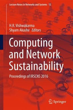 Computing and Network Sustainability 9789811039348
