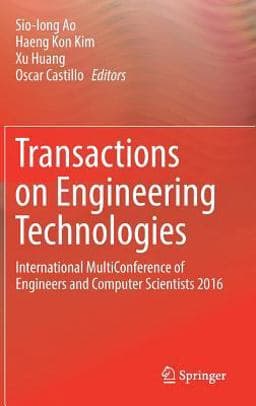 Transactions on Engineering Technologies 9789811039492