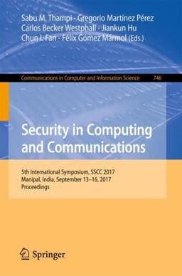 Security in Computing and Communications 9789811068973