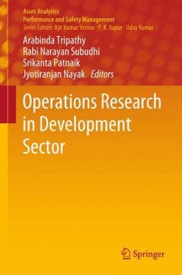 Operations Research in Development Sector 9789811319532
