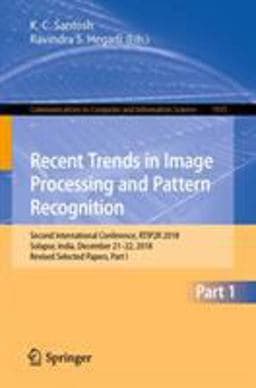 Recent Trends on Image Processing and Pattern Recognition 9789811391804