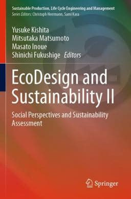 EcoDesign and Sustainability II 9789811567773