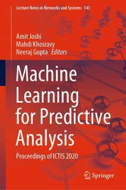 Machine Learning for Predictive Analysis 9789811571053