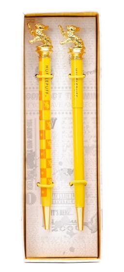 Harry Potter: Hufflepuff Pen and Pencil Set (Set Of 2) 9798886630596