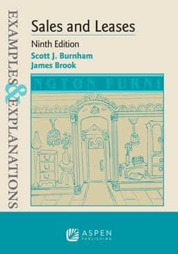 Examples and Explanations for Sales and Leases 9798892073868