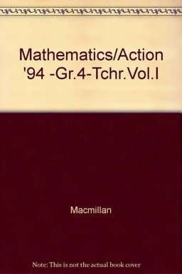Mathematics/Action '94 -Gr.4-Tchr. Vol. I 9780021092741