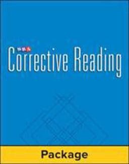 Corrective Reading Comprehension Level a, Student Workbook (Pkg. Of 5) 9780026748322