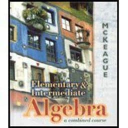 Elementary and Intermediate Algebra 9780030395024